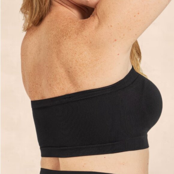NWT Truekind Convertible Strapless Bandeau Bra - Size M (Black) - Picture 3 of 8